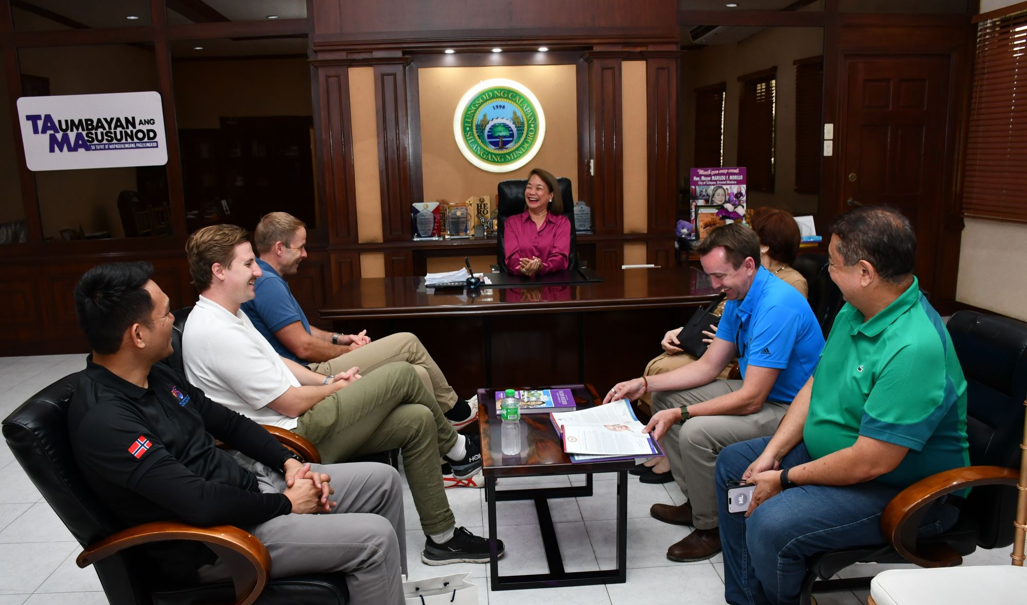 Amb. Lyster at the courtesy call to Calapan City Mayor Morillo.jpg