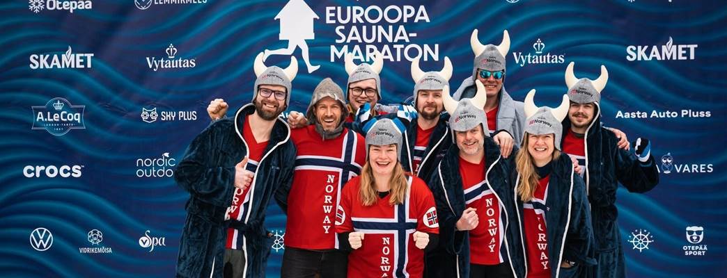 Norra võistkond Saunamaratonil.  - Foto:Foto: Norra saatkond 