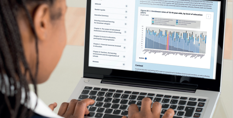Forsidebildet til rapporten Education at a Glance 2024 - Foto:Foto: OECD