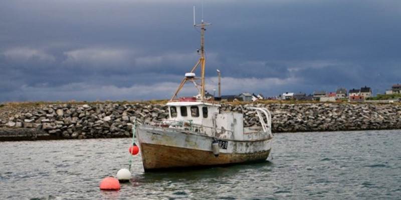 Mehamn - Photo:A fishing boat in Mehamn municipality in Norway. Credit: Eirin Larsen/Office of the Prime Minister