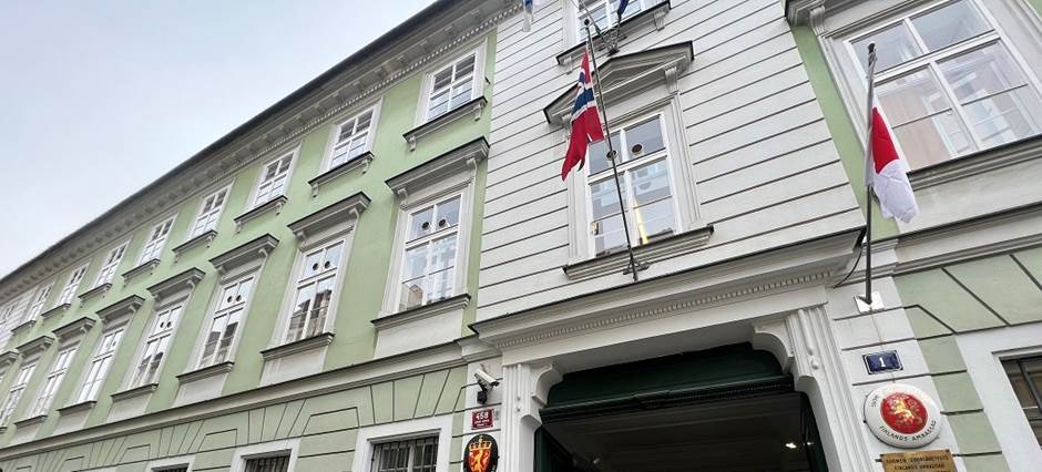 Picture of the Norwegian embassyassy - Foto:(Foto: Anders Christian Norum)