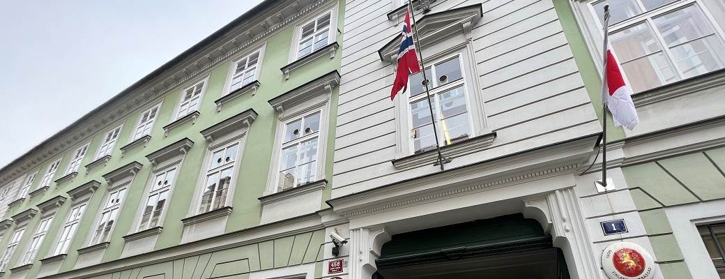 Picture of the Norwegian embassyassy - Foto:(Foto: Anders Christian Norum)
