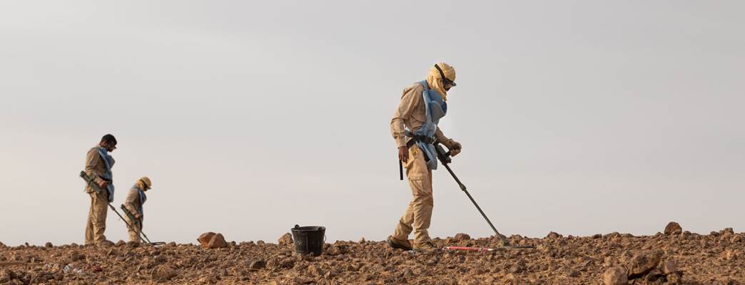 Mine clearance - Photo:Photo by Norwegian People’s Aid.