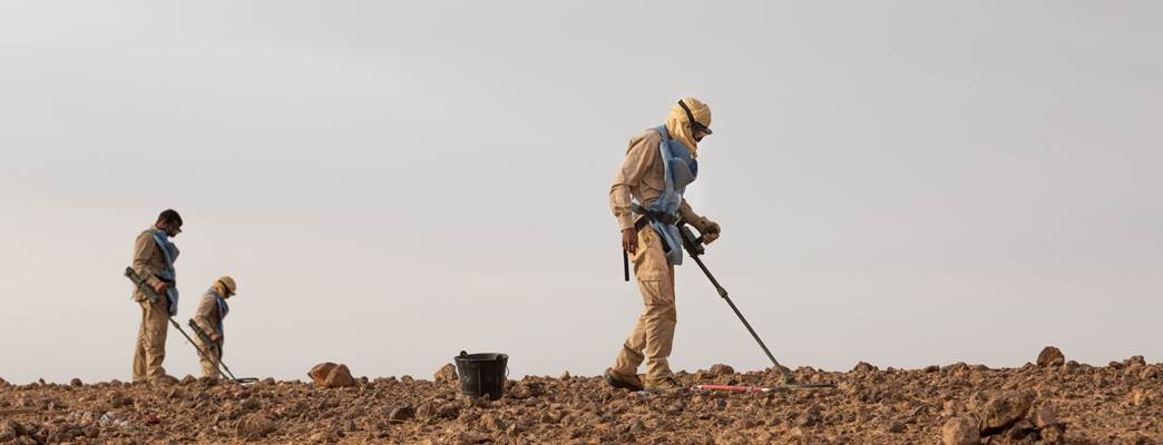 Mine clearance - Photo:Photo by Norwegian People’s Aid. 