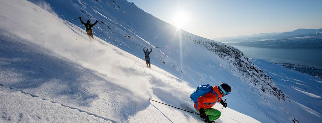 Downhill skier - Narvikfjellet - Foto:Photo: Rune Dahl - Narvikfjellet