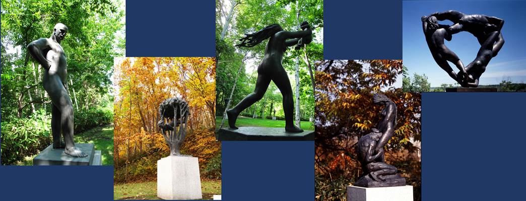Sculptures by Gustav Vigeland - 写真:📷Sapporo Art Park