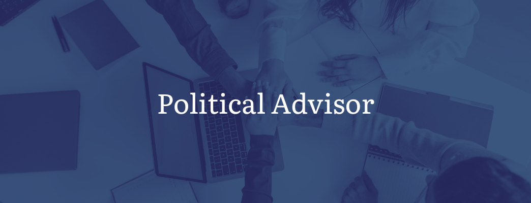 Job posting for Political Advisor