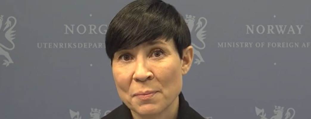 Minister of Foreign Affairs Norway Ms Ine Eriksen Søreide - Photo:Copyright: Ministry of Foreign Affairs Norway
