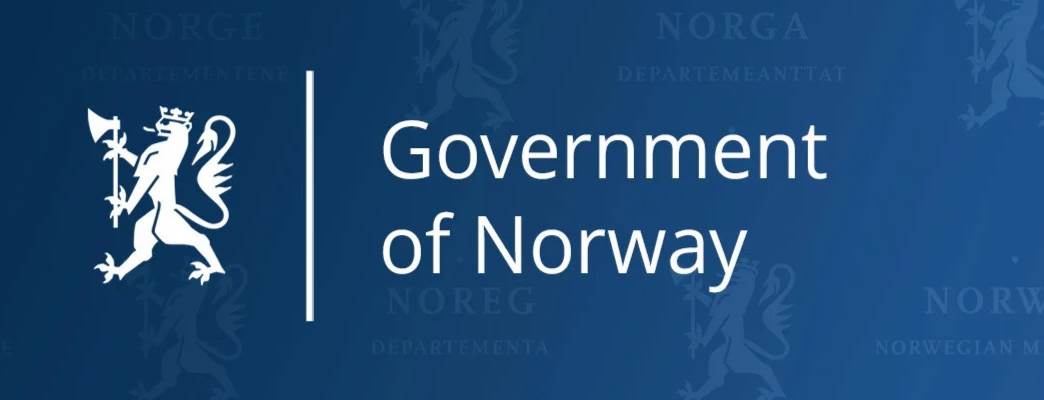 Photo of the Norwegian government logo - Photo:Regjeringen.no