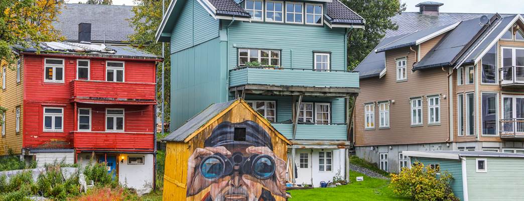 Street Art in Tromsø - Zdjęcie:Street Art in Tromsø, Yngve Olsen, Visit Norway 