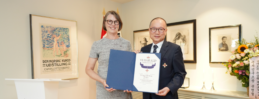 Ambassador and KOPRI Principal Researcher - Photo:The Royal Norwegian Embassy in Seoul