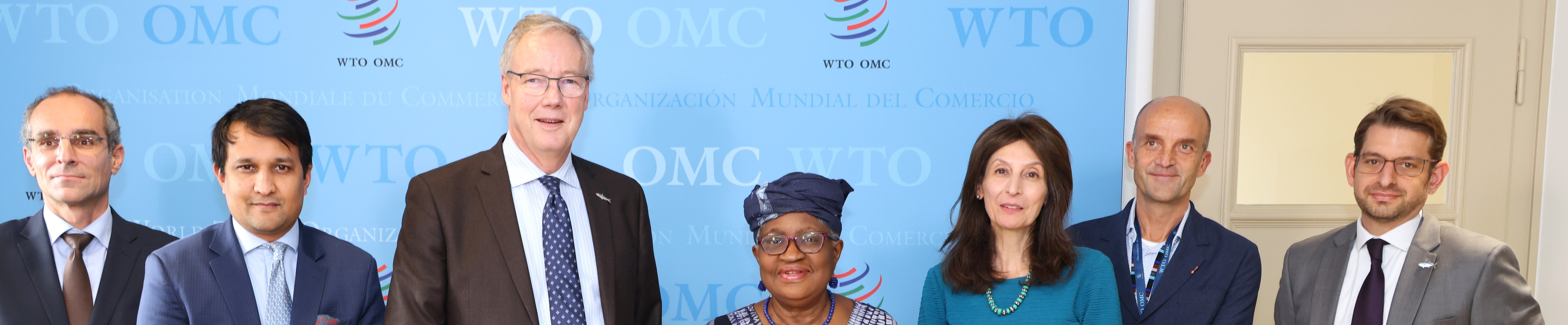 Signing with WTO.