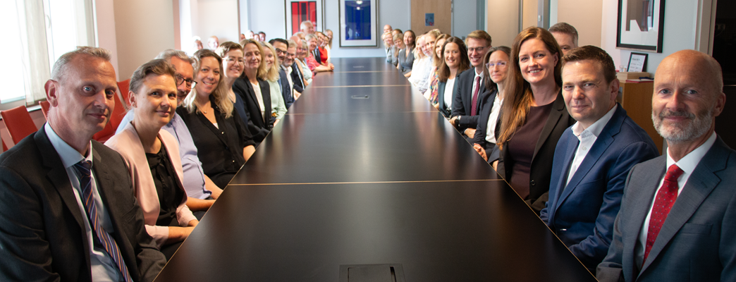 Ansatte ved EU delegasjonen høsten 2023