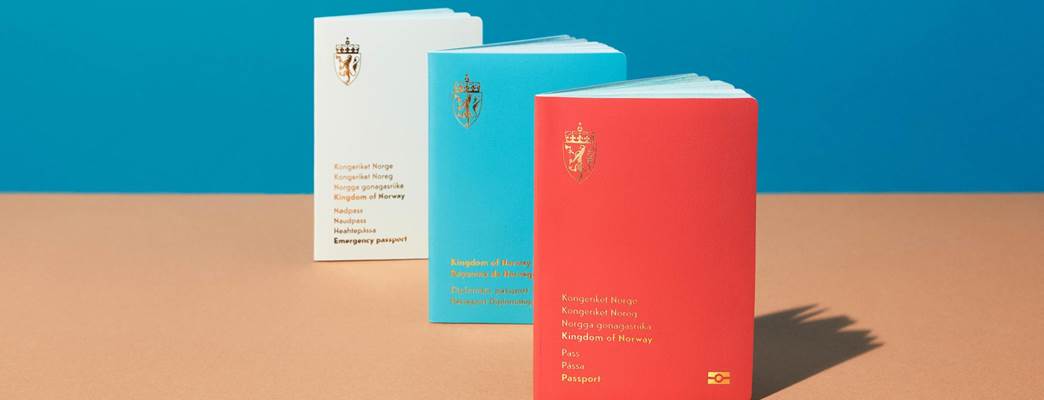 Norwegian passports - Photo:Neue Design Studio