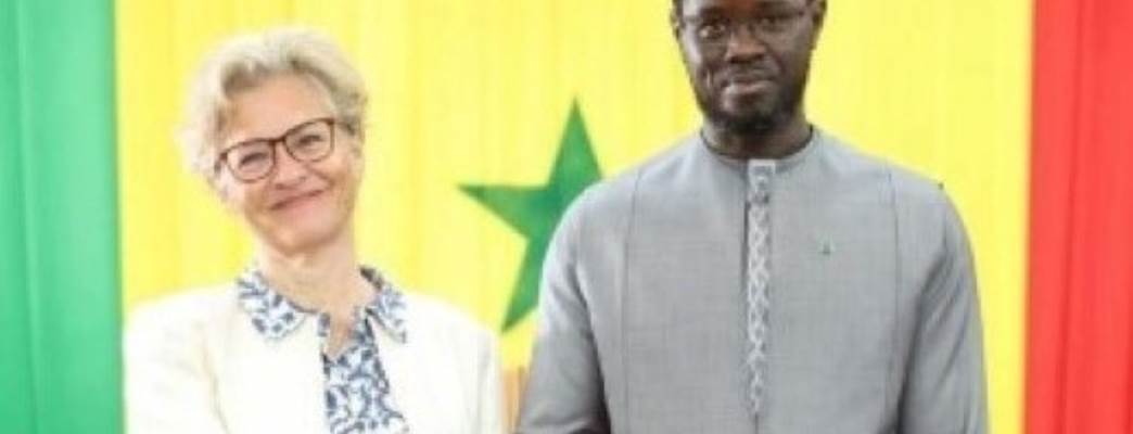 Photo Président et Cheffe de Mission Adjointe - Photo:Présidence de la République