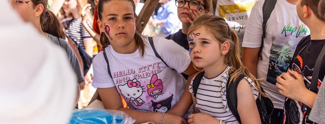 Djeca na zatvaranju programa u Osijeku - Photo:MRRFEU