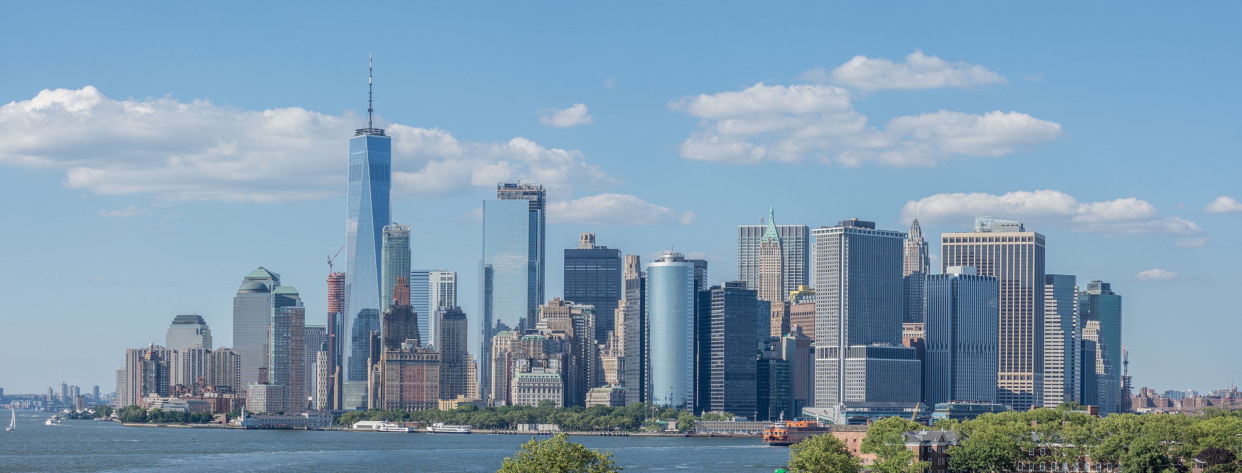 Lower Manhattan skyline - Photo:MusikAnimal