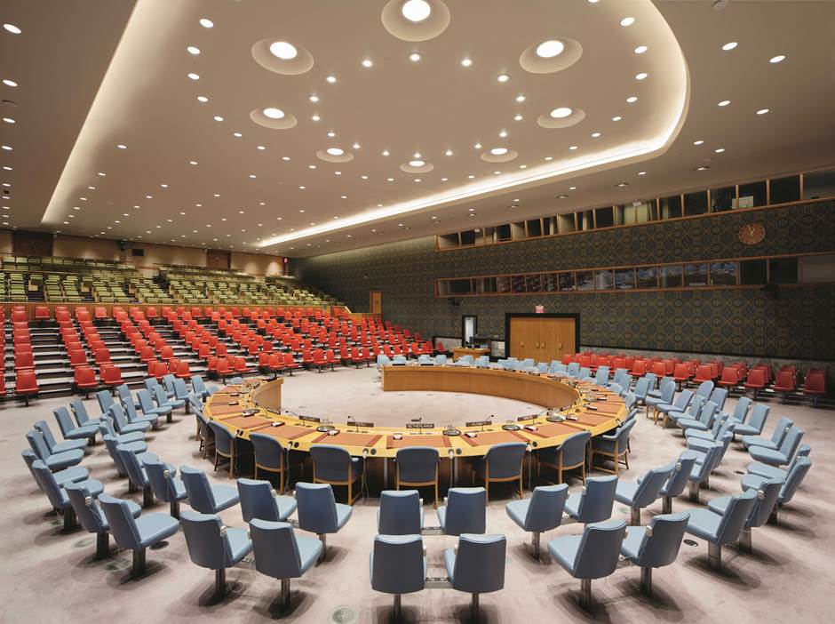 Sala del Consejo de Seguridad de la ONU