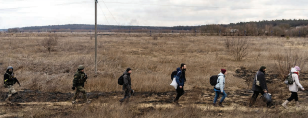 Foto av migranter i Ukraina.  - Foto:Foto: OECD