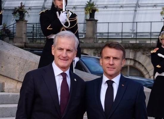 Statsminister Støre og President Macron