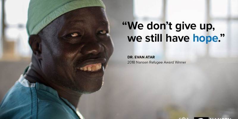 Dr Evan Atar Adaha - Photo:Photo: UNHCR/Will Swanson