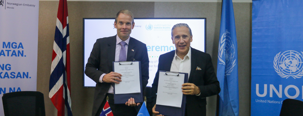 Signed MOU on Human Rights Support - Photo:Kevin Magtalas