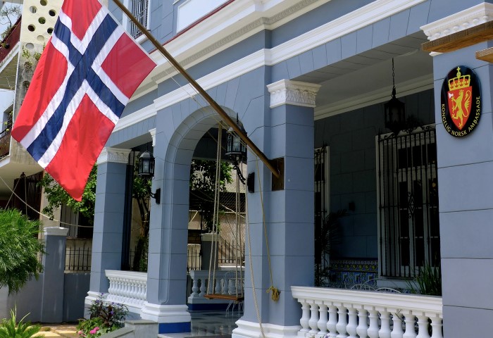 La embajada de Noruega