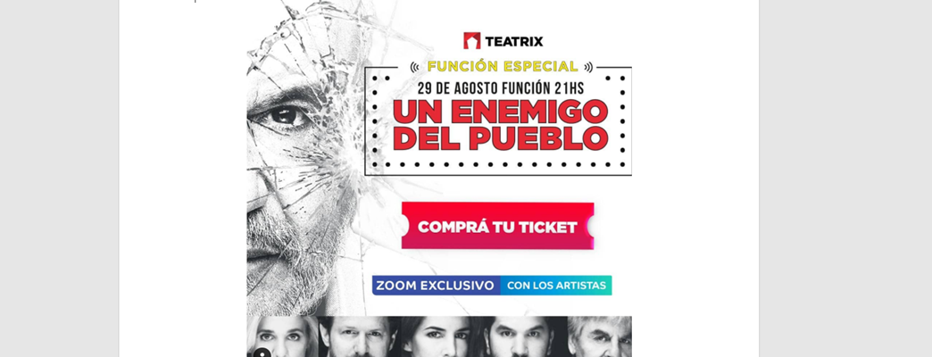 Un Enemigo del Puebo - Foto:Teatrix