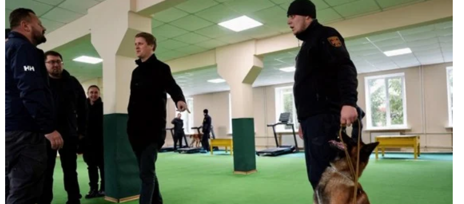 mine-detection dogs in Sumy, Ukraine - Photo:MFA Norway