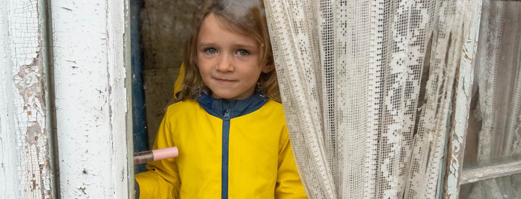 Ukrainian child in winter weather. - Foto:Photo: UNICEF Filippov