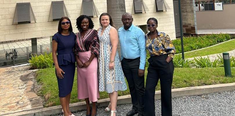 Visa team at The Embassy in Accra - Photo:The Embassy in Accra