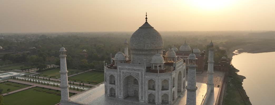 Taj Mahal in sunrise - Photo:Photo: Piql