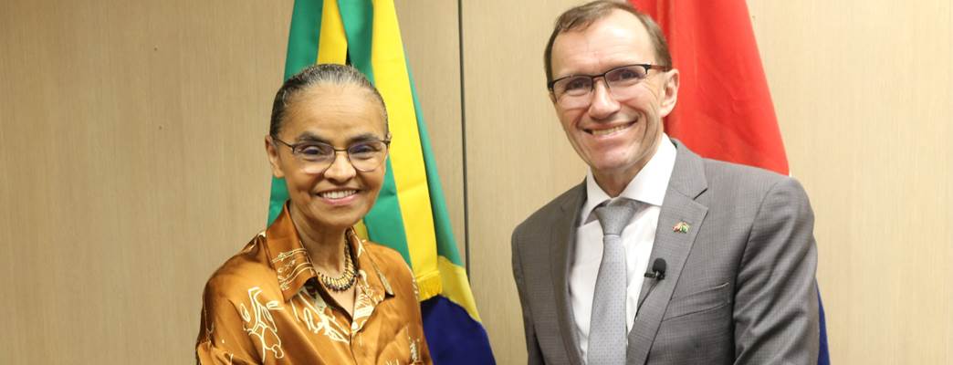 Marina Silva & Espen Barth Eide - Foto:Bernard Ferreira / MMA