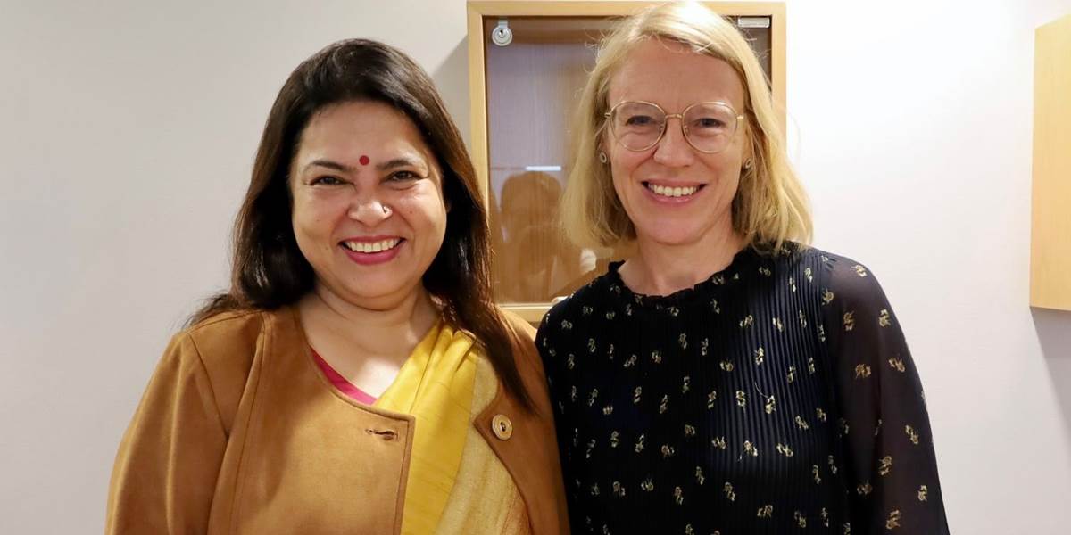 Lekhi met with Minister of Foreign Affairs, Anniken Huitfeldt