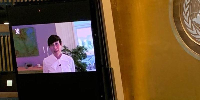 FM Eriksen Søreide speaks at UN75 Commemoration.