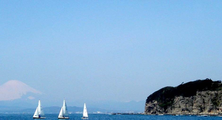 Enoshima with Mt Fuji