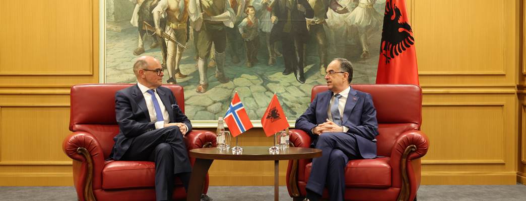 Bjørnstad i Begaj - Photo:Ured predsjednika Albanije 