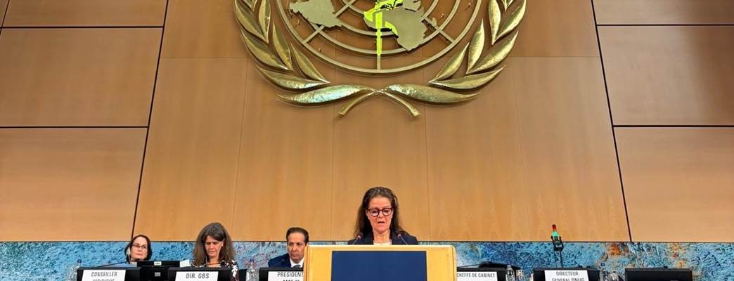 Cathrine Lofthus WHA 2026 - Photo:Permanent Mission of Norway