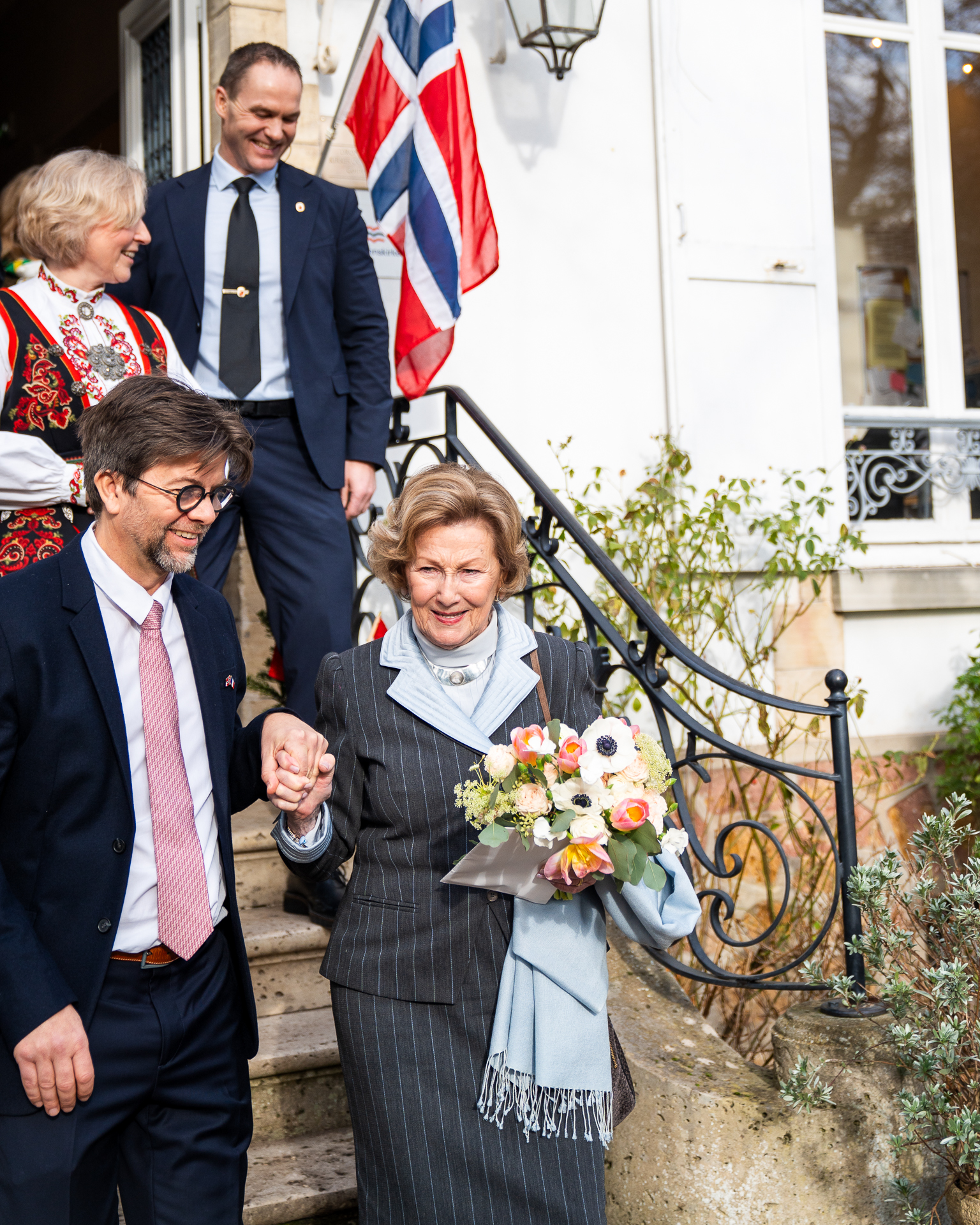 Sa Majesté la Reine Sonja à l'Eglise norvégienne