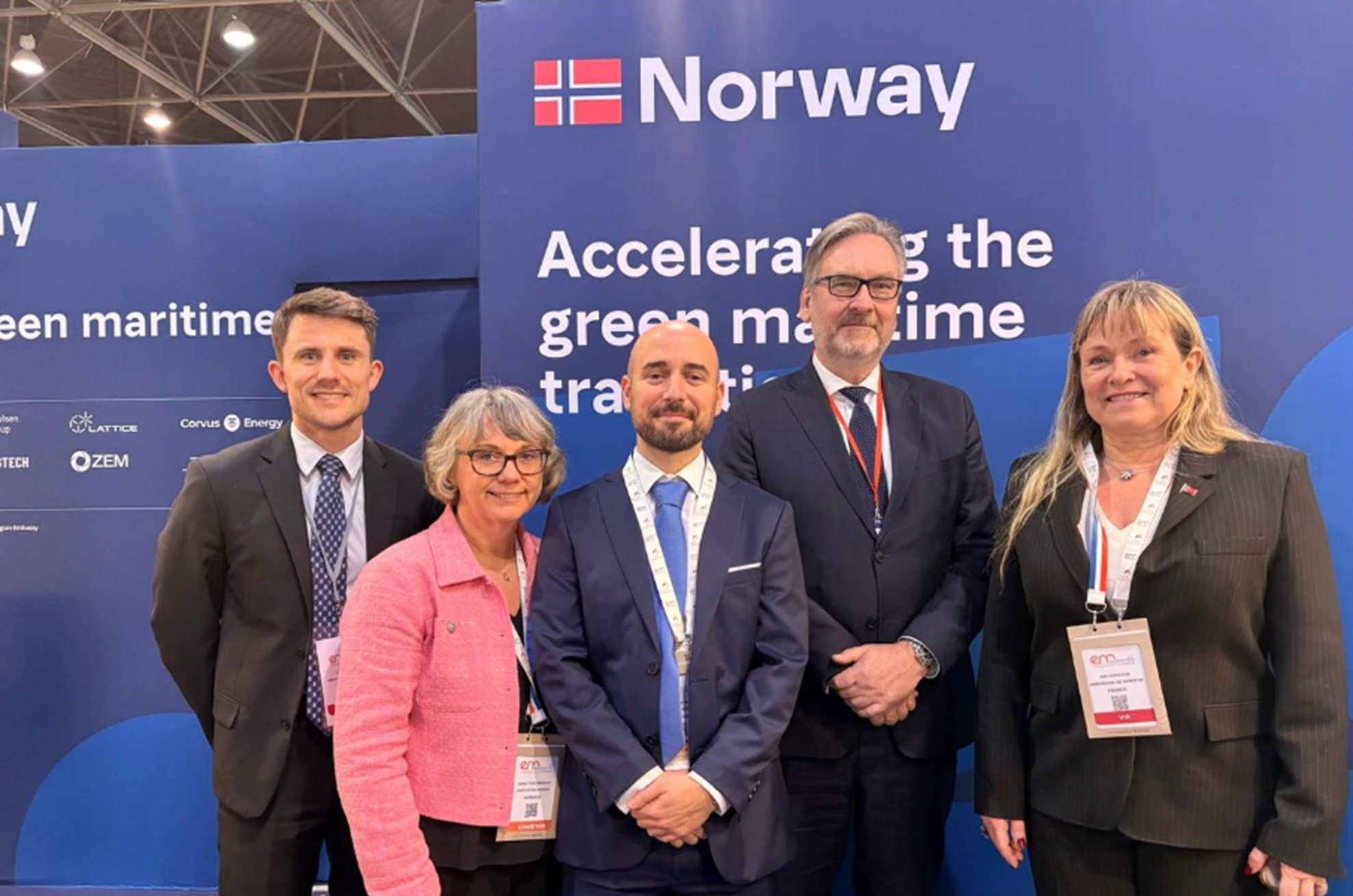 Stand norvégien au salon Euromaritime