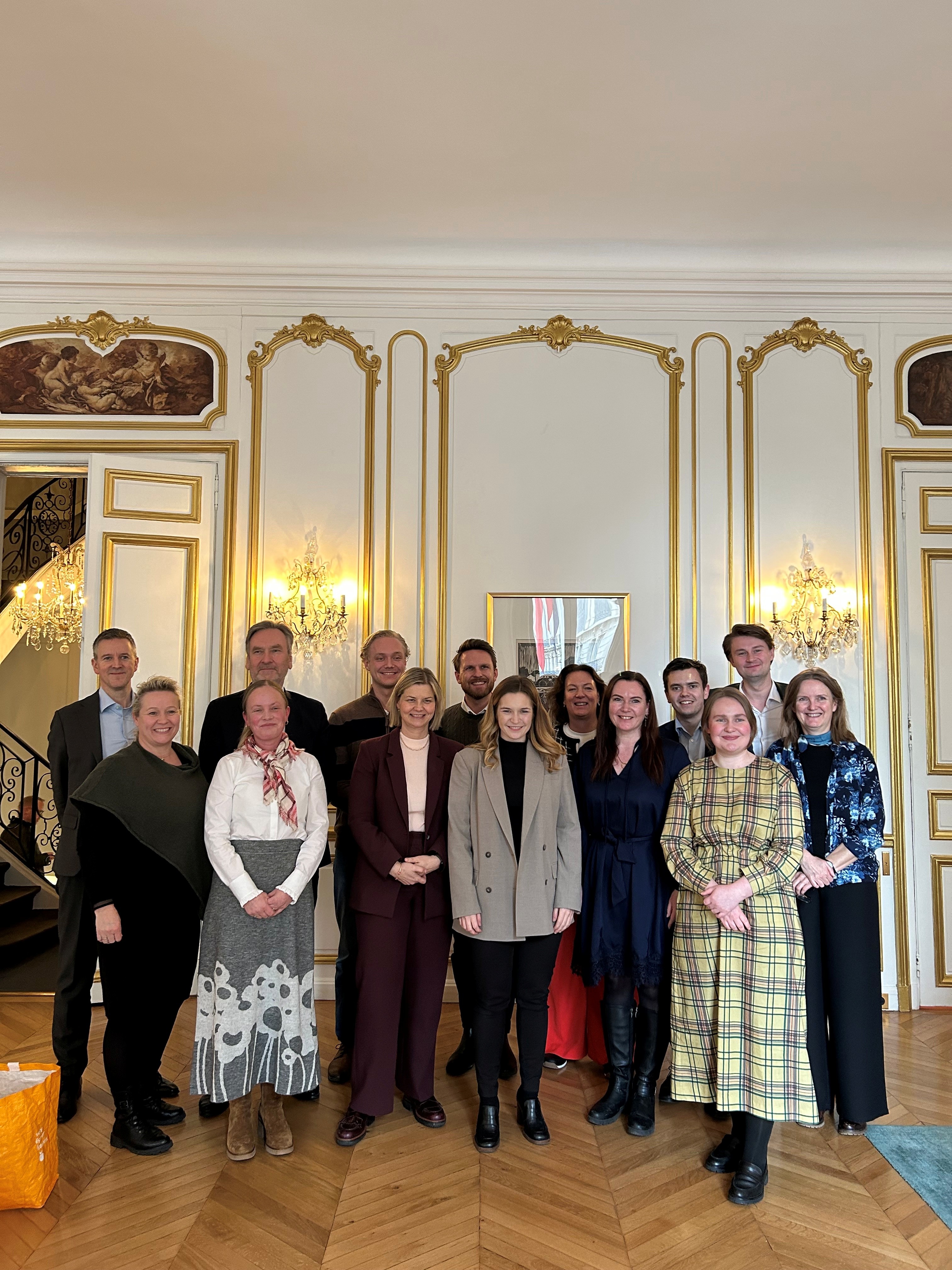 Visite de la commission du Storting (parlement norvégien)