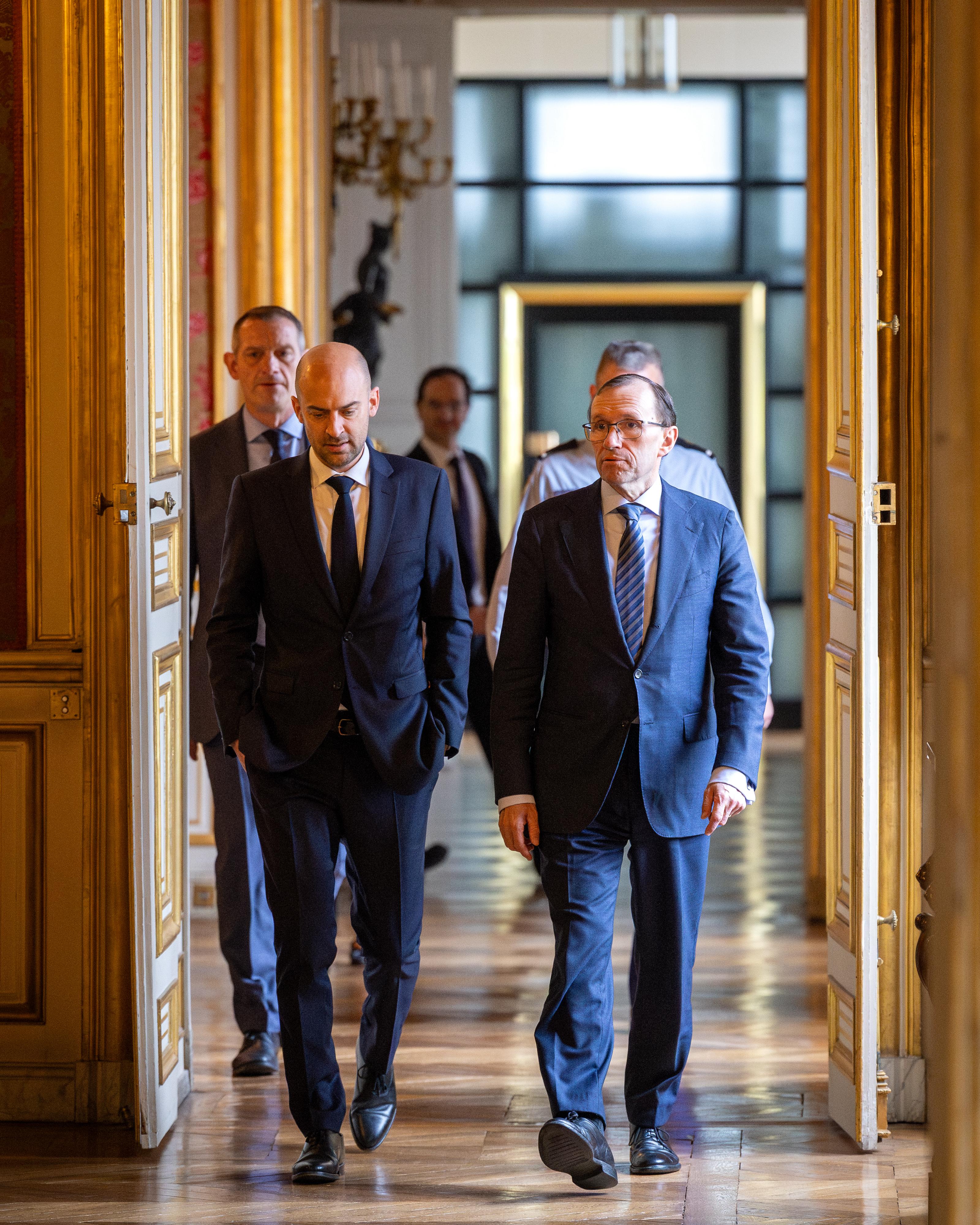 Les ministres Espen Barth Eide et Jean-Noël Barrot