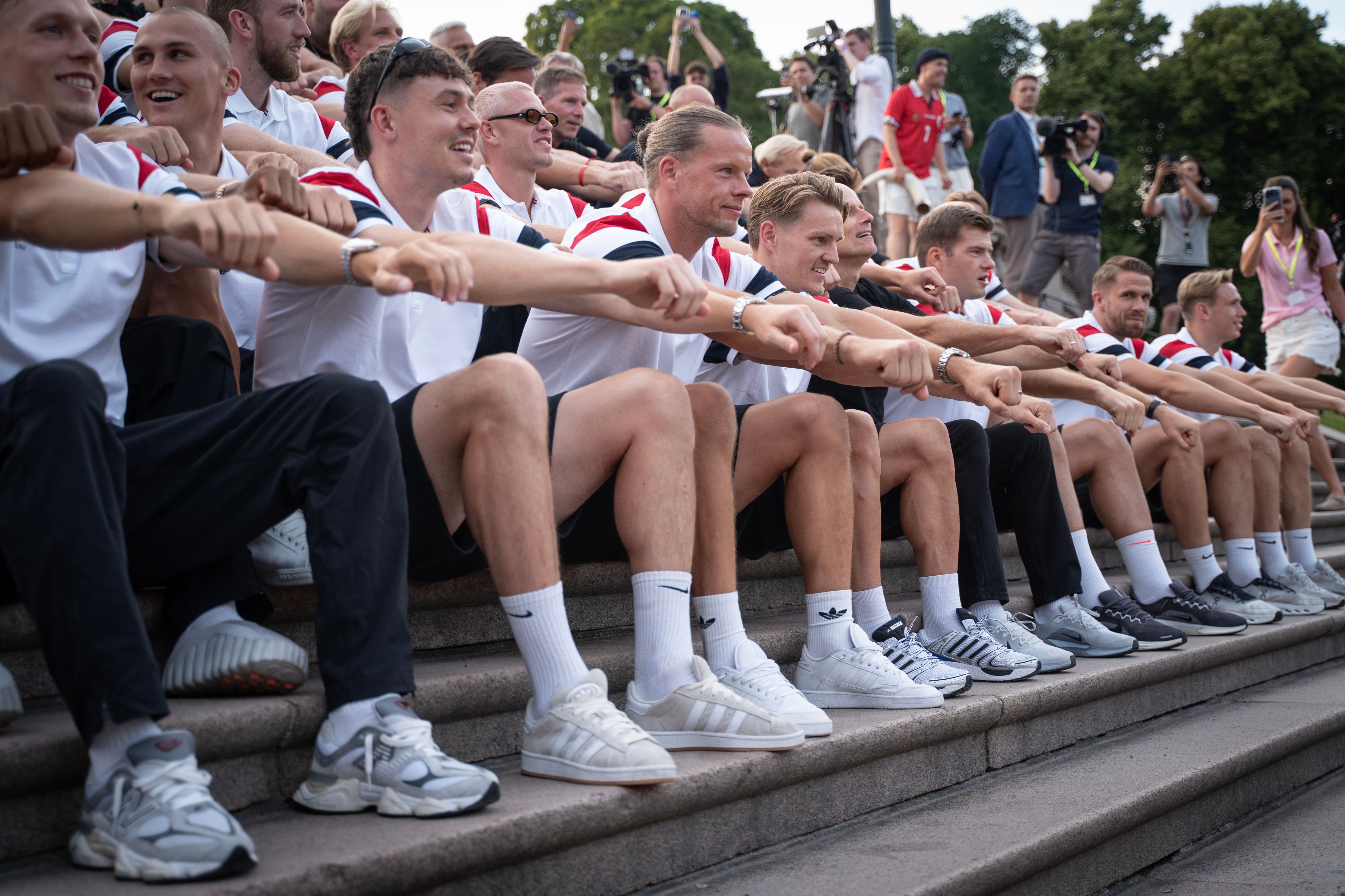 Retour de l'équipe masculine de football