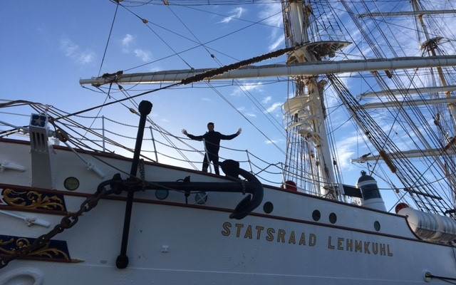 velero noruego en Ushuaia - Foto:Real Embajada de Noruega