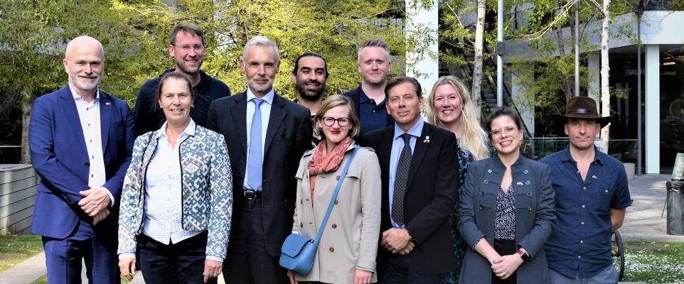 Ambassaden og norsk delegasjon sammen med representanter i Chile - Foto:Photo Credit: Norwegian Tunnelling Network