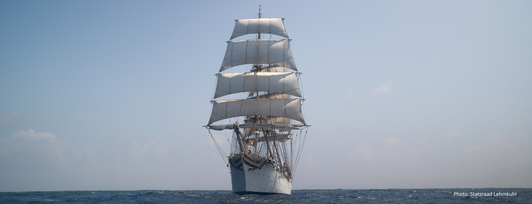 Statsraad Lehmkuhl - Photo:Norwegian Tallship Statsraad Lehmkuhl