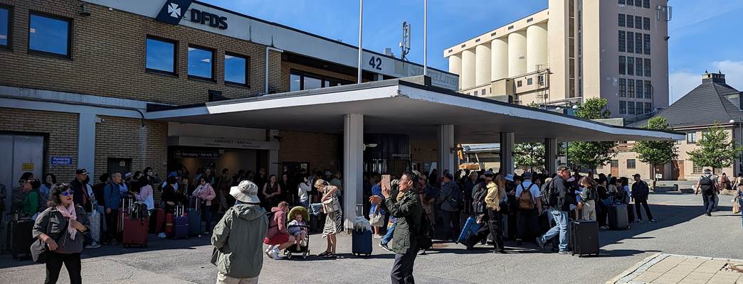 Ankomst DFDS  - Photo:Wikimedia