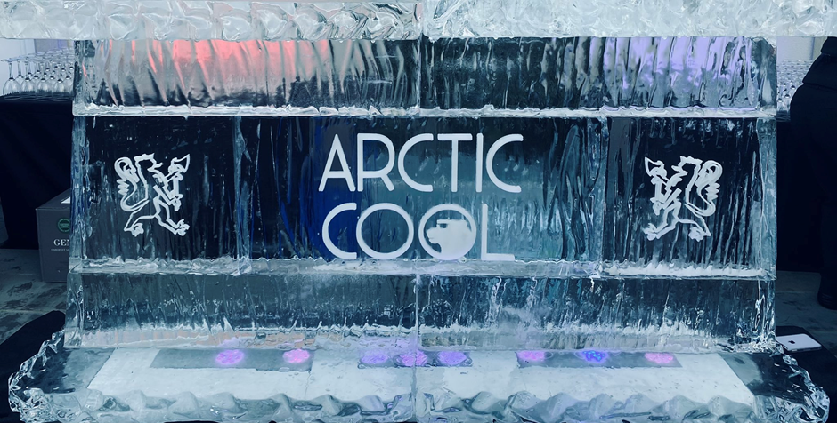 The ice bar at Arctic Cool