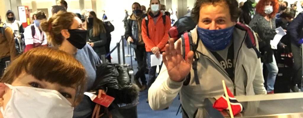 Pablo, de la Fundación Pamigos, regresando a Noruega - Foto:Foto: Embajada de Noruega