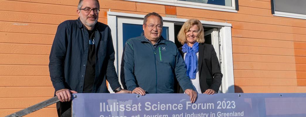 3 talere  - Foto:Håvard Kroken Holme - Godt samarbeid mellom Universitet i Bergen, Avannaata Kommunia og oss